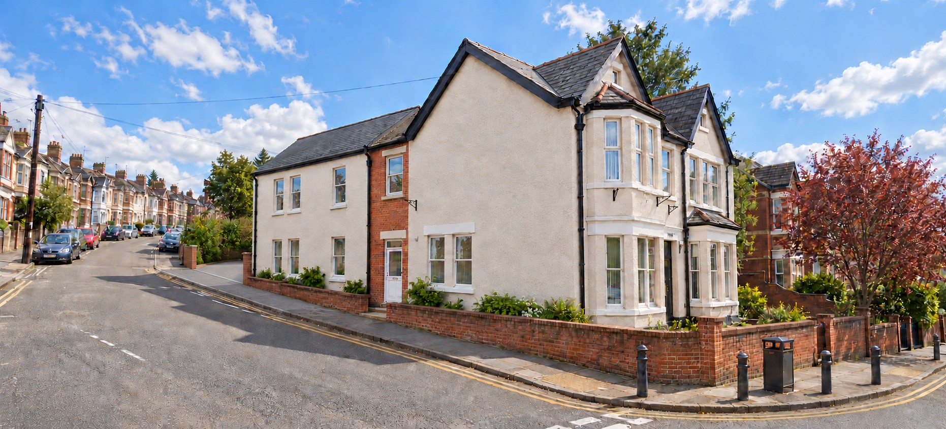 Caerleon Road proposed development with extension — CGI